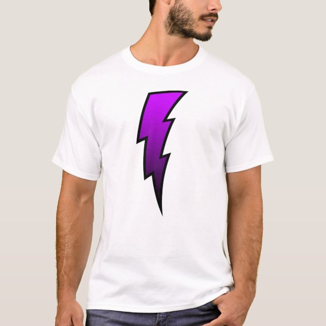 Lightning Bolt - Purple T-Shirt (Front)