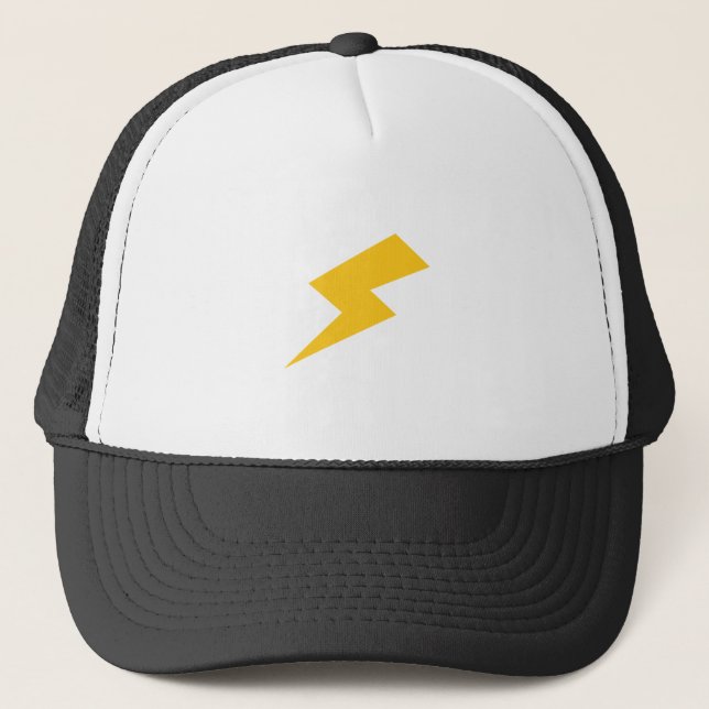 Lightning Bolt Trucker Hat (Front)