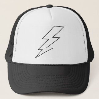 lightning bolt trucker hat