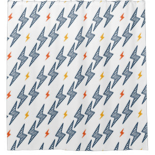 Lightning Bolts Doodle Seamless Flash