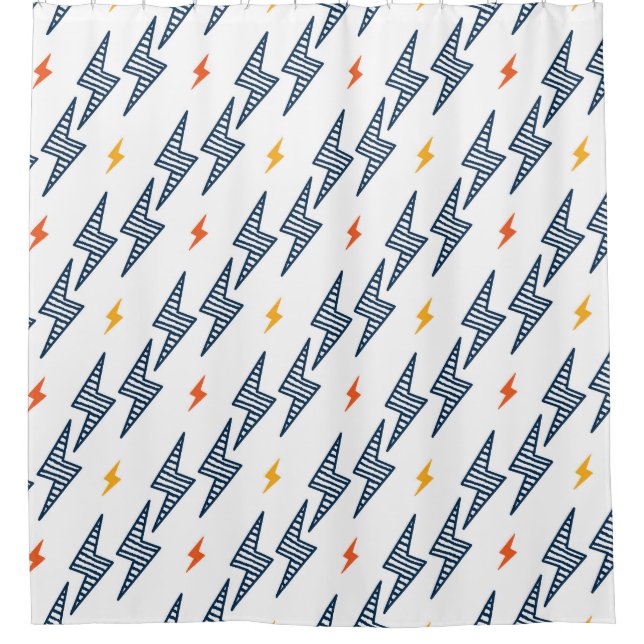 Lightning Bolts Doodle Seamless Flash (Front)