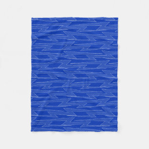 Lightning bolts fleece blanket