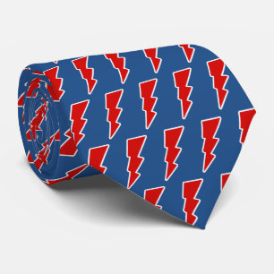 lightning bolts tie