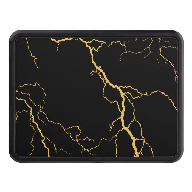 Lightning Bolts Trailer Hitch Cover (Front)