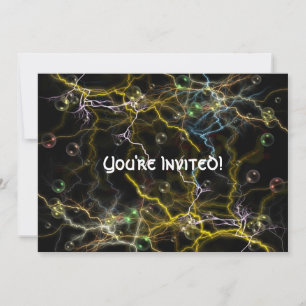 Lightning Bubble Invitation