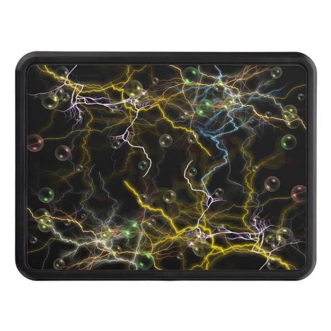 Lightning Bubbles Hitch Cover (Front)