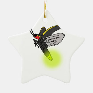 lightning bug flight 2 lit ceramic ornament