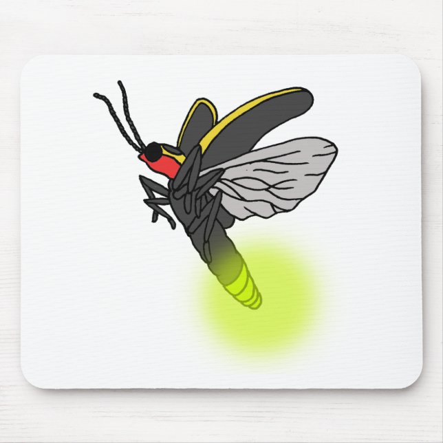 lightning bug flight 2 lit mouse pad (Front)