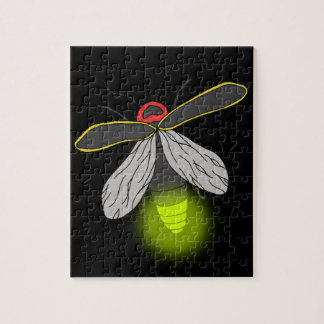 lightning bug flight lit jigsaw puzzle