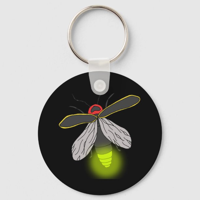lightning bug flight lit keychain (Front)