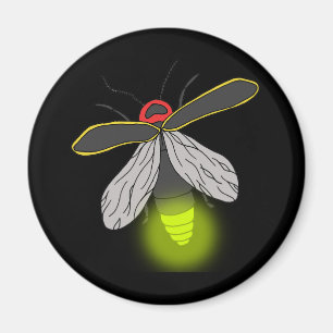 lightning bug flight lit magnet