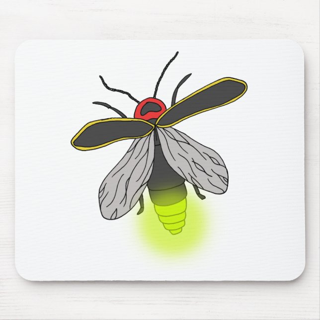 lightning bug flight lit mouse pad (Front)