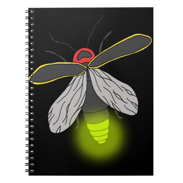 lightning bug flight lit notebook (Front)