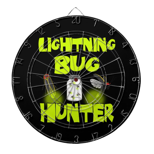 lightning bug hunter dartboard (Front)