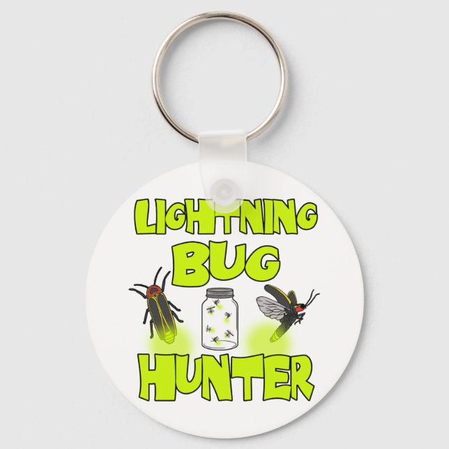 lightning bug hunter keychain (Front)