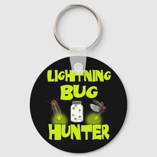 lightning bug hunter keychain (Front)
