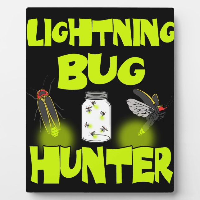 lightning bug hunter plaque (Front)