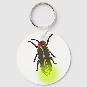 lightning bug lit keychain