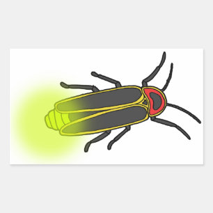 lightning bug lit sticker