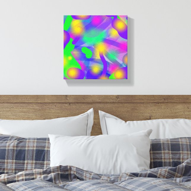 Lightning Bugz Canvas Print (Insitu(Bedroom))