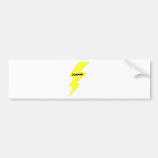 Lightning Bumper Sticker