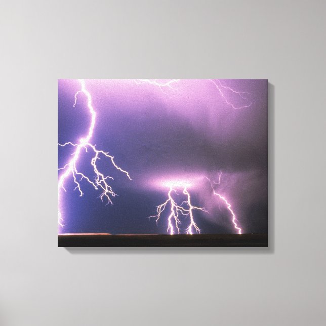 Lightning. Canvas Print (Front)