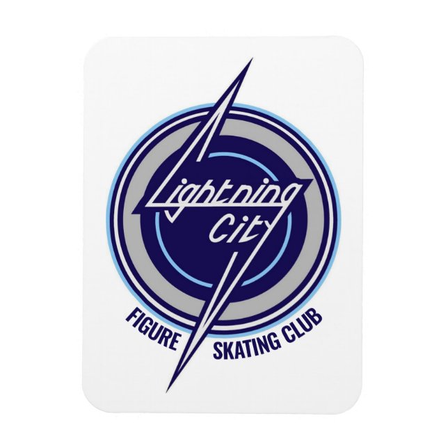Lightning City Car Magnet 1 (Vertical)