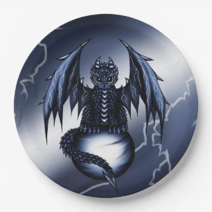 Lightning Dragon Paper Plate