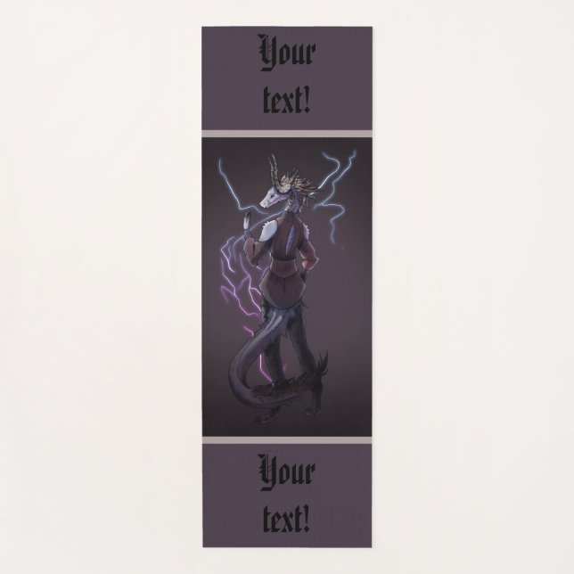 Lightning Dragon Yoga Mat (Front)