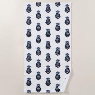 Lightning Filled Thor's Hammer Beach Towel
