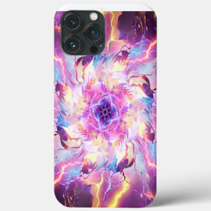 Lightning Fire Ball Blast iPhone 13 Pro Max Case