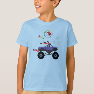 Lightning Fire Monster Truck T-Shirt
