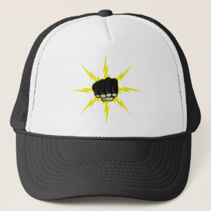 Lightning fist trucker hat