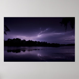 Lightning framed print 2