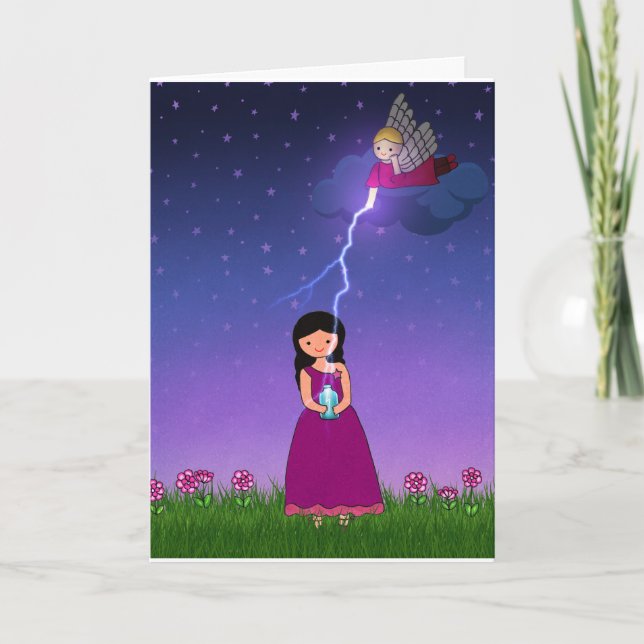 Lightning in a Bottle Greeting Card (Front)