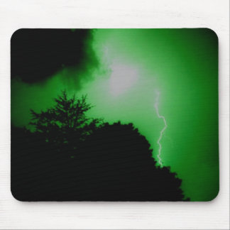 Lightning in Green sky? Mouse Pad