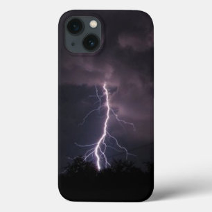 Lightning in the Night Sky iPad Case