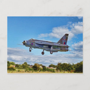 Lightning Jet Postcard