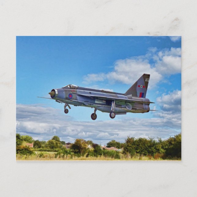 Lightning Jet Postcard (Front)