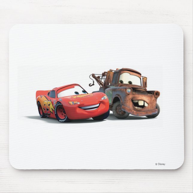 Lightning McQueen and Tow Mater Disney Mouse Pad (Front)