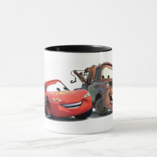 Lightning McQueen and Tow Mater Disney Mug