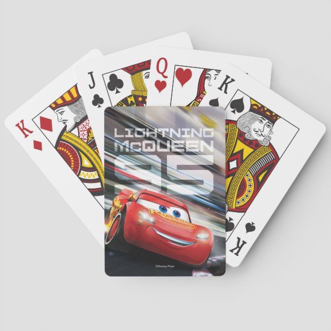 Lightning McQueen - Pack Leader Playing Cards (Back)