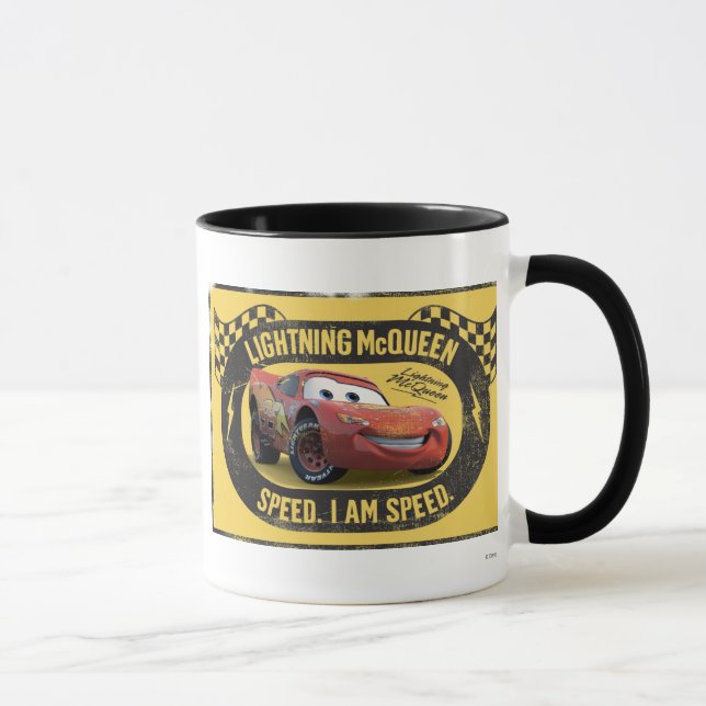 Lightning McQueen - Speed. I Am Speed Disney Mug (Right)