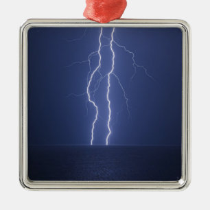 Lightning Metal Ornament