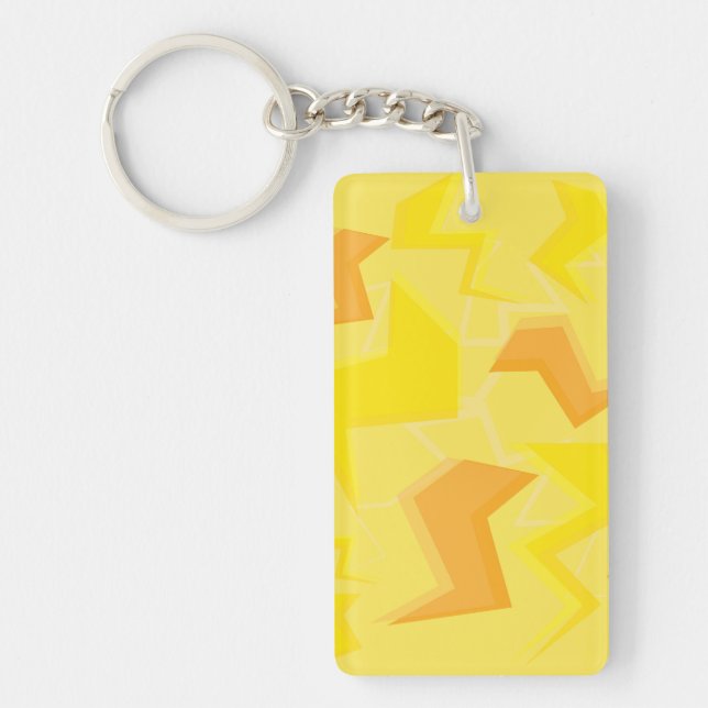 Lightning Pattern Keychain (Front)