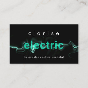 Lightning Powers Up Electric Source Business Card