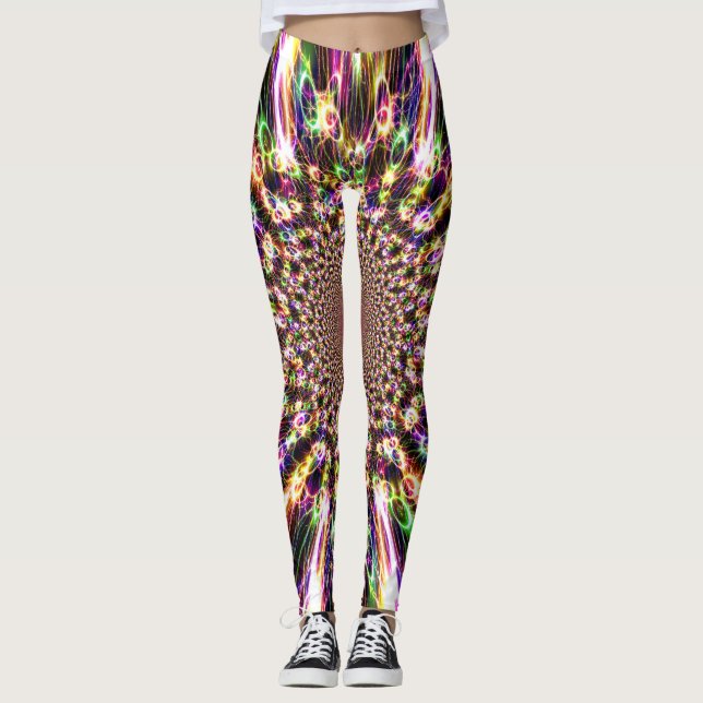Lightning Rainbow Spectacular Leggings (Front)