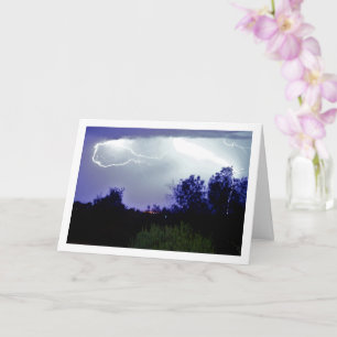 Lightning Sky Landscape Card