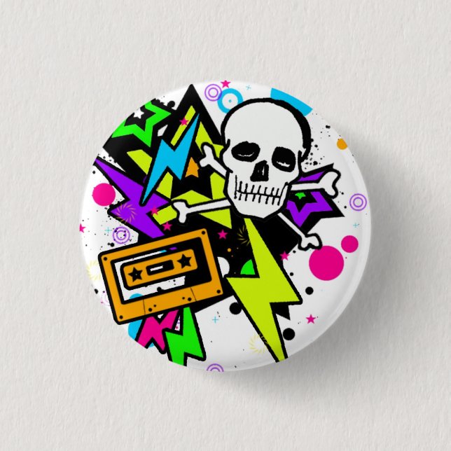 lightning splatter pin (Front)
