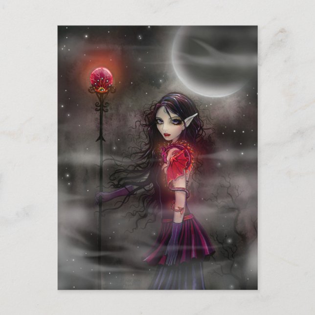 Lightning Stone Fairy Dragon Postcard (Front)